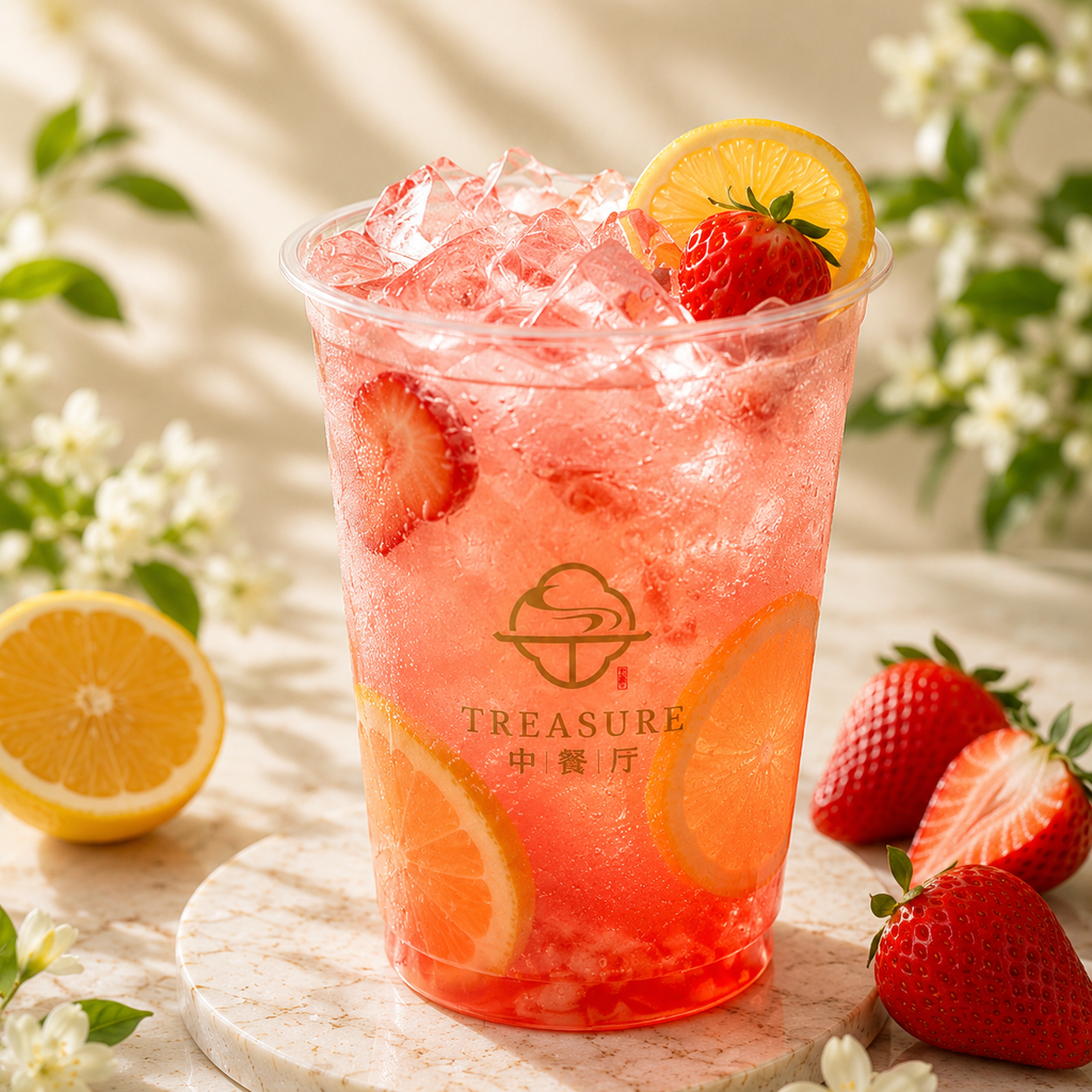 夏莓柠风 Strawberry Lemon Sparkling